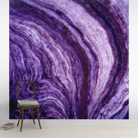 Фотообои Фиолетовый войлок, арт. 43608, пример фотообоев на стене