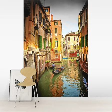 Фотообои Венецианский канал, арт. 44172, пример фотообоев на стене