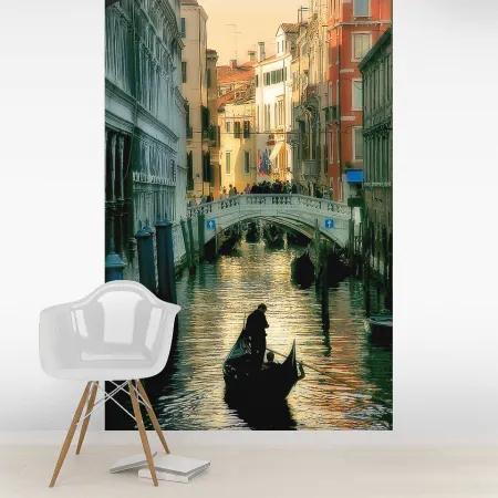 Фотообои Венеция, арт. 45041, пример фотообоев на стене