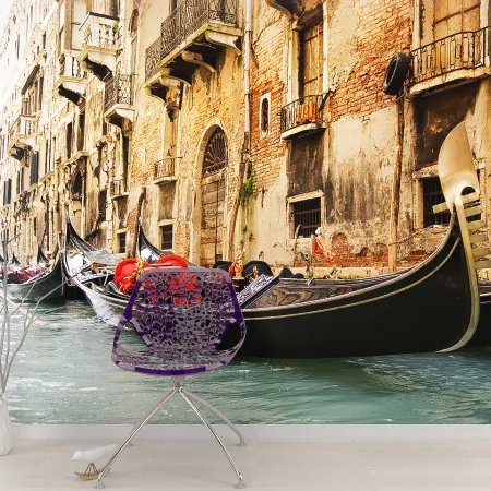 Фотообои Венеция, арт. 45070, пример фотообоев на стене