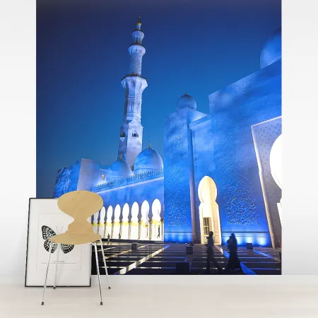 Фотообои Мечеть, арт. 45130, пример фотообоев на стене