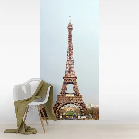 Фотообои Эйфелева башня, арт. 45284, пример фотообоев на стене