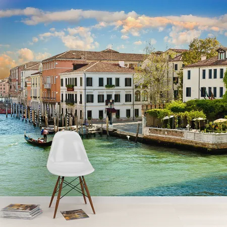 Фотообои Венеция, арт. 45306, пример фотообоев на стене