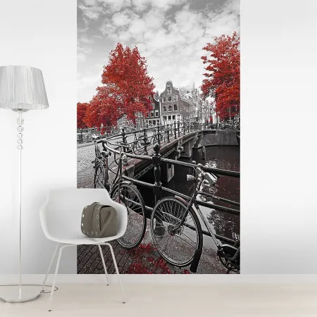 Фотообои Амстердам, арт. 45442, пример фотообоев на стене