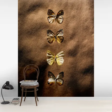 Фотообои Бабочка, арт. 48285, пример фотообоев на стене