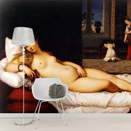 Фотообои Венера Урбинская, арт. 50060, пример фотообоев на стене