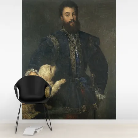 Фотообои Портрет Федерико Гонзаго, Герцога Мантуи, арт. 50143, пример фотообоев на стене