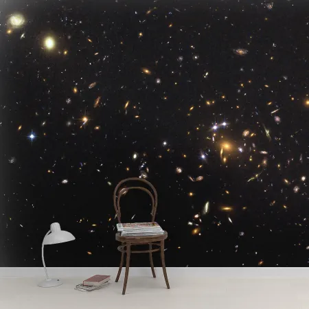 Фотообои Спиральная галактика, арт. 52024, пример фотообоев на стене
