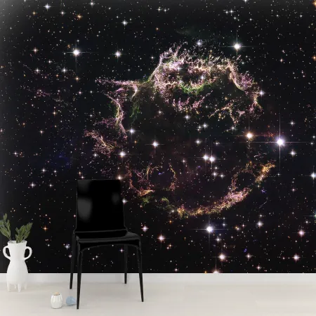 Фотообои Туманность Андромеды, арт. 52025, пример фотообоев на стене