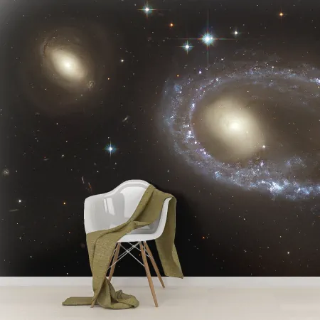 Фотообои Зарождающаяся галактика, арт. 52061, пример фотообоев на стене