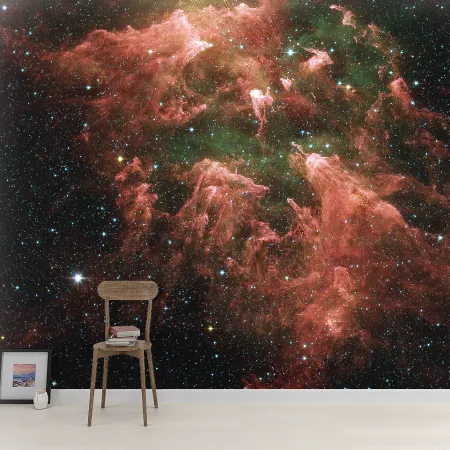 Фотообои Галактики Андромеды, арт. 52083, пример фотообоев на стене