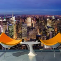 Фотообои Нью-Йорк панорама, арт. 54041, 3D фотография в интерьере