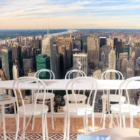 Фотообои Нью-Йорк панорама, арт. 54050, пример фотообоев в интерьере