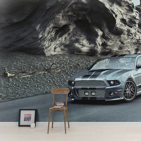 Фотообои Ford Mustang, арт. 57038, пример фотообоев на стене