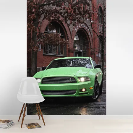 Фотообои Ford Mustang, арт. 57039, пример фотообоев на стене