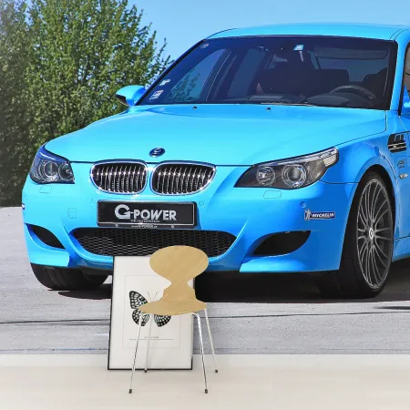 Фотообои BMW M5, арт. 57043, пример фотообоев на стене