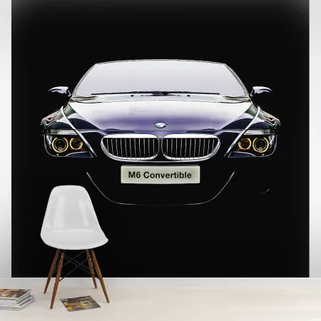Фотообои BMW, арт. 57190, пример фотообоев на стене
