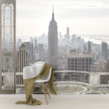 Фотообои Нью-Йорк. Вид с балкона, арт. 58237, пример фотообоев на стене