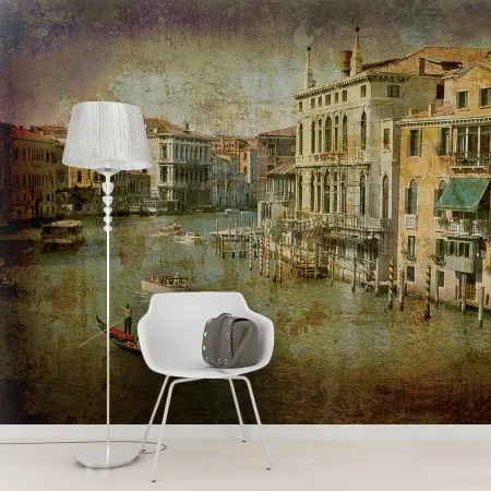 Фотообои Венеция, арт. 59001, пример фотообоев на стене