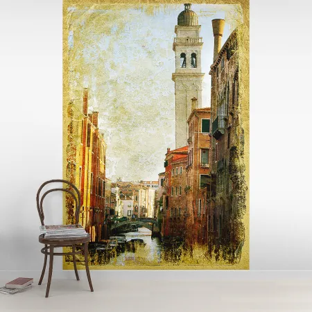 Фотообои Венеция, арт. 59022, пример фотообоев на стене