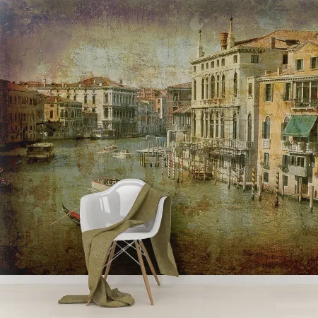 Фотообои Венеция, арт. 59030, пример фотообоев на стене